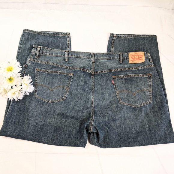 Levi's 559 Relaxed Straight Blue Gray Jeans - Picture 8 of 9